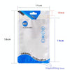 100 PCS  Charging Cable U Disk Universal Color Printing Sealing Pocket(11x18cm Red Matte)