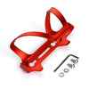 Aluminum Bicycle Bottle Cage, Size: 14.6x8.1x7.0cm(Red)