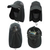 outfly 360 Degree Anti-Ultraviolet Hat Quick Drying Sun Cap, Size: Adjustable(Child Dark Gray)
