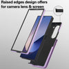 For Samsung Galaxy Z Fold6 AwQuer RFID Vertical Flip Card Bag Holder Leather Phone Case(Light Purple)