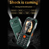 A6 4G Full Network Triple Proofing Elder Phone, Waterproof Shockproof Dustproof, 6800mAh Battery, 2.4 inch, 21 Keys, LED Flashlight, FM, SOS, Dual SIM, Network: 4G(Green)