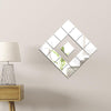 5cm x 5cm Acrylic Mirror Square Stereo Wall Stickers Self-Adhesive Decorative Soft Mirror Right Angle Model(Gold)