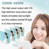 YONGNUO YN300IV Four Generations RGB Full Color Photography Lamp Double Color LED Fill Light, Style: EU Plug Power Adapter