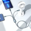 ROMOSS CB25 3 In 1 3.5A  8 Pin + Micro USB + Type C/USB-C Cable 1m(Blue)