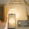 PJ-104 5W Mushroom Glass Bedroom Bedside Table Decoration Table Lamp, CN Plug, Specification Remote Control + Tmall Elf Bulb