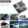 1 in 6 Out 6 Way Circuit Fuse Box Screw Terminal Section Fuse Holder Kits with LED Warning Indicator for Auto Car Truck Boat