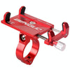 Motorcycle Handlebar Aluminum Alloy Phone Bracket(Red)