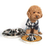 Slow Feed Dog Bowl, Stainless Steel, 26cm - Anti-Gulping Cat & Dog Bowl