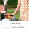 Stainless Steel Barbecue Skewers Barbecue Fork U-shaped Barbecue Fork, Spec: 6pcs