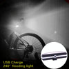 RPL-2266 5-mode 100LM USB Rechargeable Bicycle COB LED Taillights(White Light)