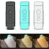 USB Charging Portable Detachable Reading Clip Light Rotatable Eye Protection Mini LED Lamp(Blue)