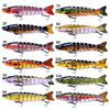 HENGJIA JM064 Multi-section Fish Minnow Bionic Fake Lures Sea Fishing Sinking Lures, Size: 12.8cm 18g(3)
