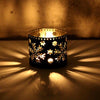 Christmas Hollow Iron Candlestick Creative Holiday Atmosphere Decorations Crafts Ornaments, Random Style Delivery