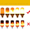 E27 6W LED Simulated Flickering Flame Effect Light Bulb , 1400K with 3 Modes, AC 85-265V