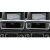 Car Carbon Fiber Central Control Below Air Outlet Decorative Stickers for Volvo V60 2010-2017 / S60 2010-2018, Right Drive