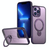 For iPhone 13 Pro Max Wing Series Gen2 MagSafe Metal Ring Holder Phone Case(Dark Purple)