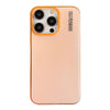 For iPhone 14 Pro Soft Sandy Skin Feel Translucent PC Phone Case(Orange)