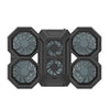 F12 6 Fans USB Semiconductor Computer Radiator Notebook Stand with Phone Holder, Colour: Blue Light