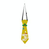 Christmas Children Cartoon Ties Holiday Party Performance Costume Props, Color: Gold Hoho