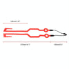 MB-MHL002 Motorcycle Modification Accessories Universal Pasteable Helmet Light Strip(Red)