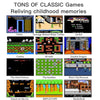 G5 Retro Children Macaron Handheld Game Console Color Screen Built-In 500 Games, Style: Single (Gray)