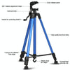 Portable Phone Live Selfie 3366 Tripod Stand DV SLR Camera Self-timer Full Light Bracket(Yellow)