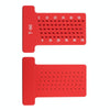 T60 T-Shaped Woodworking Aluminum Alloy Holes Ruler Marking Fixing Tool