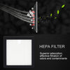 XJ-002 Car / Household Smart Touch Control Air Purifier Negative Ions Air Cleaner(Black)