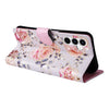 For Samsung Galaxy A35 5G Bronzing Painting RFID Leather Phone Case(Pastoral Rose)