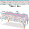 9 In 1 Fish Scale Mermaid Birthday Party Supplies Tissue Paper Plate Cutlery Set(16 People Suit)