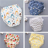 6 Layer Baby Diaper Waterproof  Reusable Cloth Diapers Baby Cotton Training  Underwear Pants Diaper L12-18KG(Giraffe)