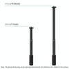 PULUZ  Handheld Adjustable Aluminum Alloy Tripod Mount Monopod Extension Central Shaft Rod