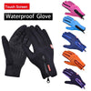 Outdoor Sports Hiking Winter Leather Soft Warm Bike Gloves For Men Women, Size:XL (Blue)