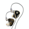 KZ ZAS 16-unit Ring Iron In-ear Wired Earphone, Standard Version(Black)