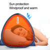 Indoor and Outdoor Automatic Quick Opening Sunshade Headrest Tent, Size: L 80x50x55cm(Red)