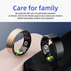 R11M SIZE 12 Smart Ring, Support Heart Rate / Blood Oxygen / Sleep / Multiple Sports Modes(Black)