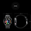 DM14 1.32 inch BT5.2 Smart Sport Watch, Support Bluetooth Call / Sleep / Blood Oxygen / Temperature / Heart Rate / Blood Pressure Health Monitor(Black)