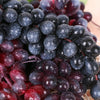 4 Bunches 60 Black Grapes Simulation Fruit Simulation Grapes PVC with Cream Grape Shoot Props