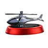 Car-Mounted Solar Rotating Airplane Aromatherapy Ornaments(Red)