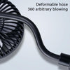 12V/24V High Wind Cooling USB Car Cup Holder Single Head Fan(R-8050)