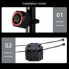 Bicycle Smart Taillight Anti-theft Alarm Brake Warning Light, Model: WL09C Remote Control