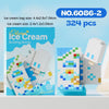 6086-2 Little Pudding Childhood Memory Ice-Cream Series Micro-Particle Building Block Toys Birthday Gift