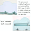 HS-007 LED Letter DIY Cloud Erasable Message Board Confession Lamp(Blue)