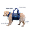 Pet Leash Senior Dogs Walking Aids Chest Harness, Size: L(Dark Blue)