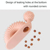 Dog Chew Toy Treat Dispensing Toothbrush - Bite Resistant TPR Rubber (Pink)