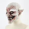 Halloween Festival Party Latex White-browed Monster Frightened Mask Headgear, with Hair