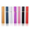 12ml Aluminum Perfume Bottle Metal Discharge Bottle Convenient Travel Square Spray Bottle(Red)