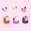 2 PCS Cartoon Octopus Pencil Sharpener Pen Holder Desk Lamp Mobile Phone Holder Learning Night Light(Yellow)