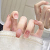 24pcs/box Handmade Nail Glitter Nail Jelly Glue Finished Patch, Color: BS2025(Wear Tool Bag)
