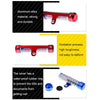 TF-2224 2pcs Multifunctional Waterproof Motorcycle Tax Bill Collection Tube(Silver)